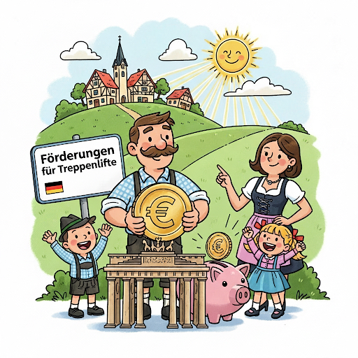 Zuschüsse für Treppenlifte